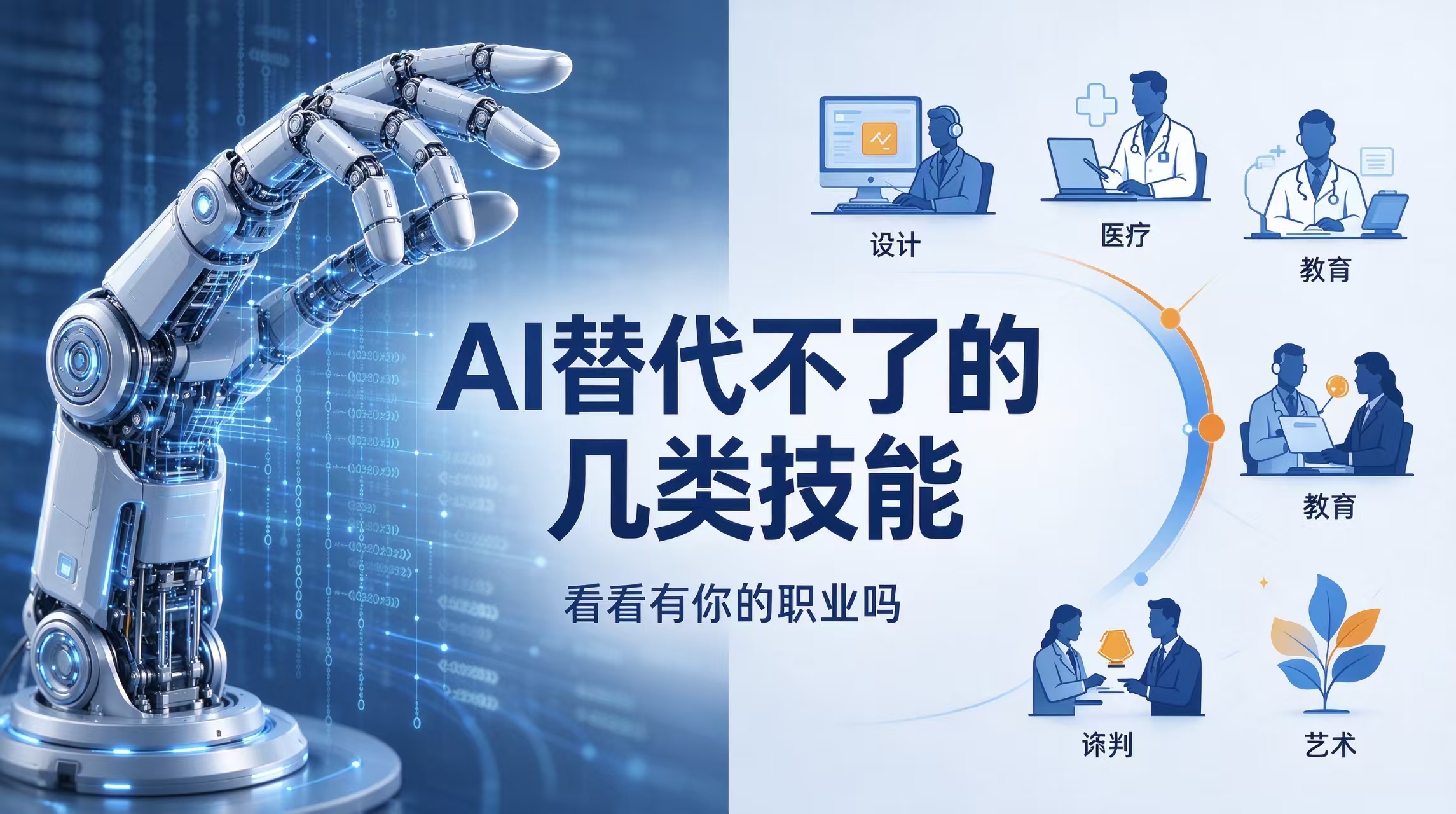 AI 替代不了的几类技能 看看有你的职业吗